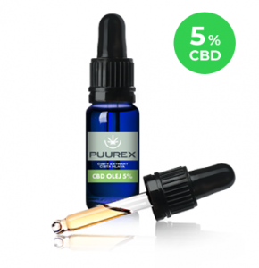 PUUREX CBD olej 5% 10ml